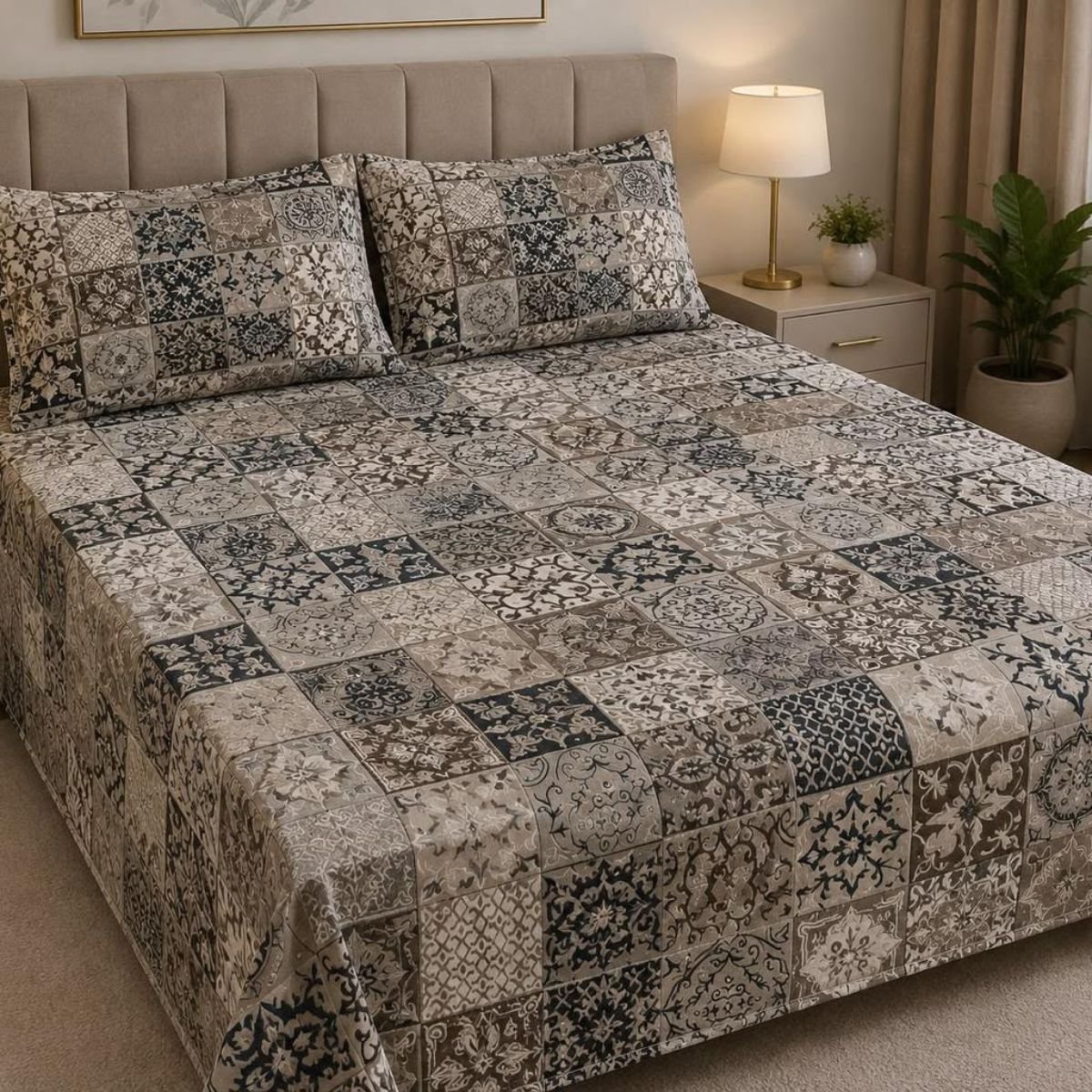 Blossom Elegance Bedsheet Set by EMAN LIVING