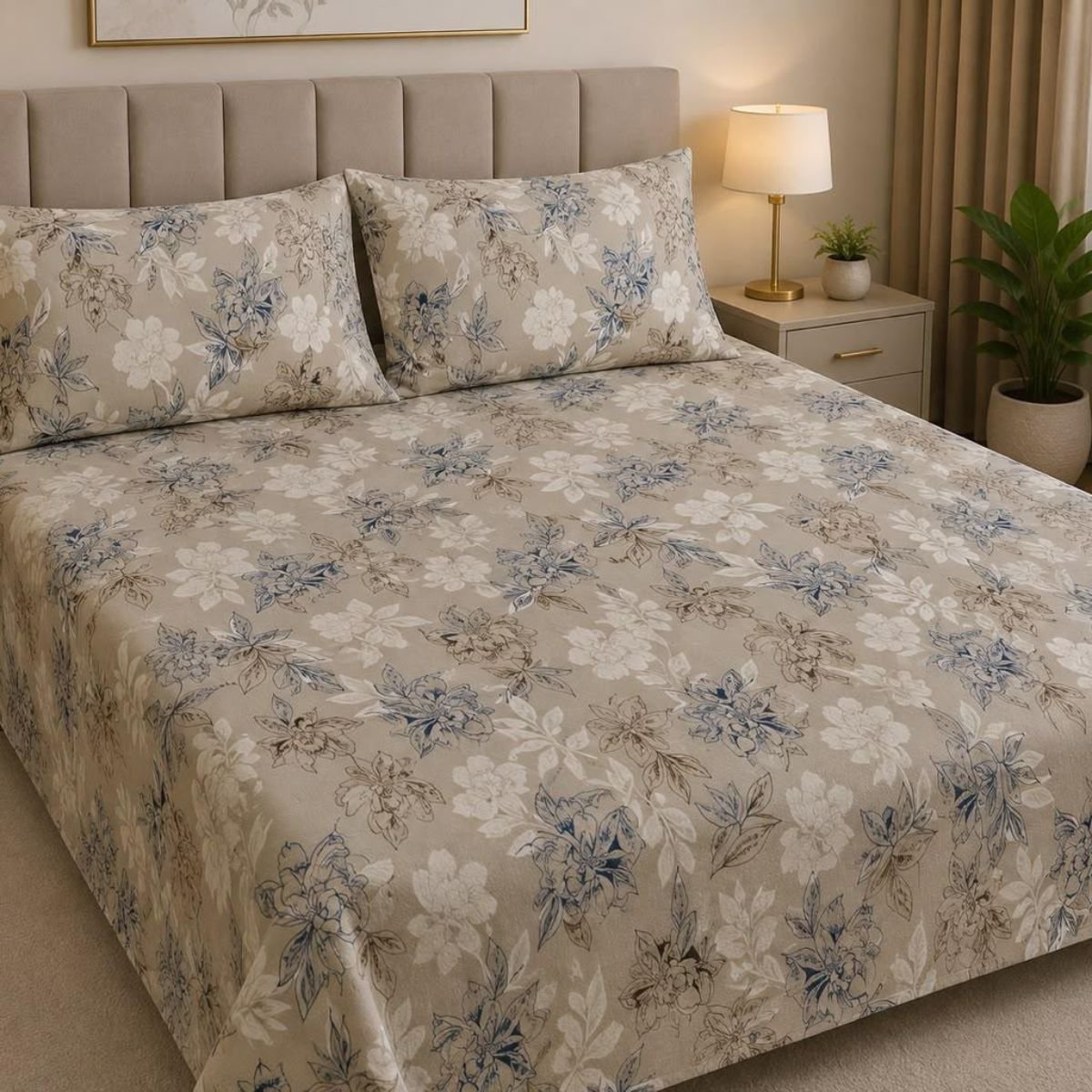 Blossom Elegance Bedsheet Set by EMAN LIVING