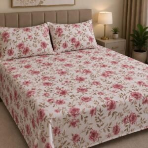 Blossom Elegance Bedsheet Set by EMAN LIVING