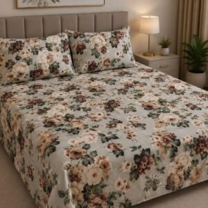 Blossom Elegance Bedsheet Set by EMAN LIVING