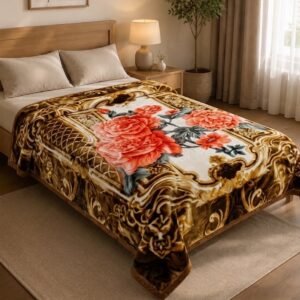 King Size Mink Blanket by EMAN LIVING