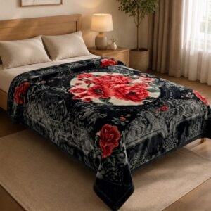 King Size Mink Blanket by EMAN LIVING
