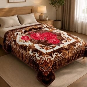 King Size Mink Blanket by EMAN LIVING
