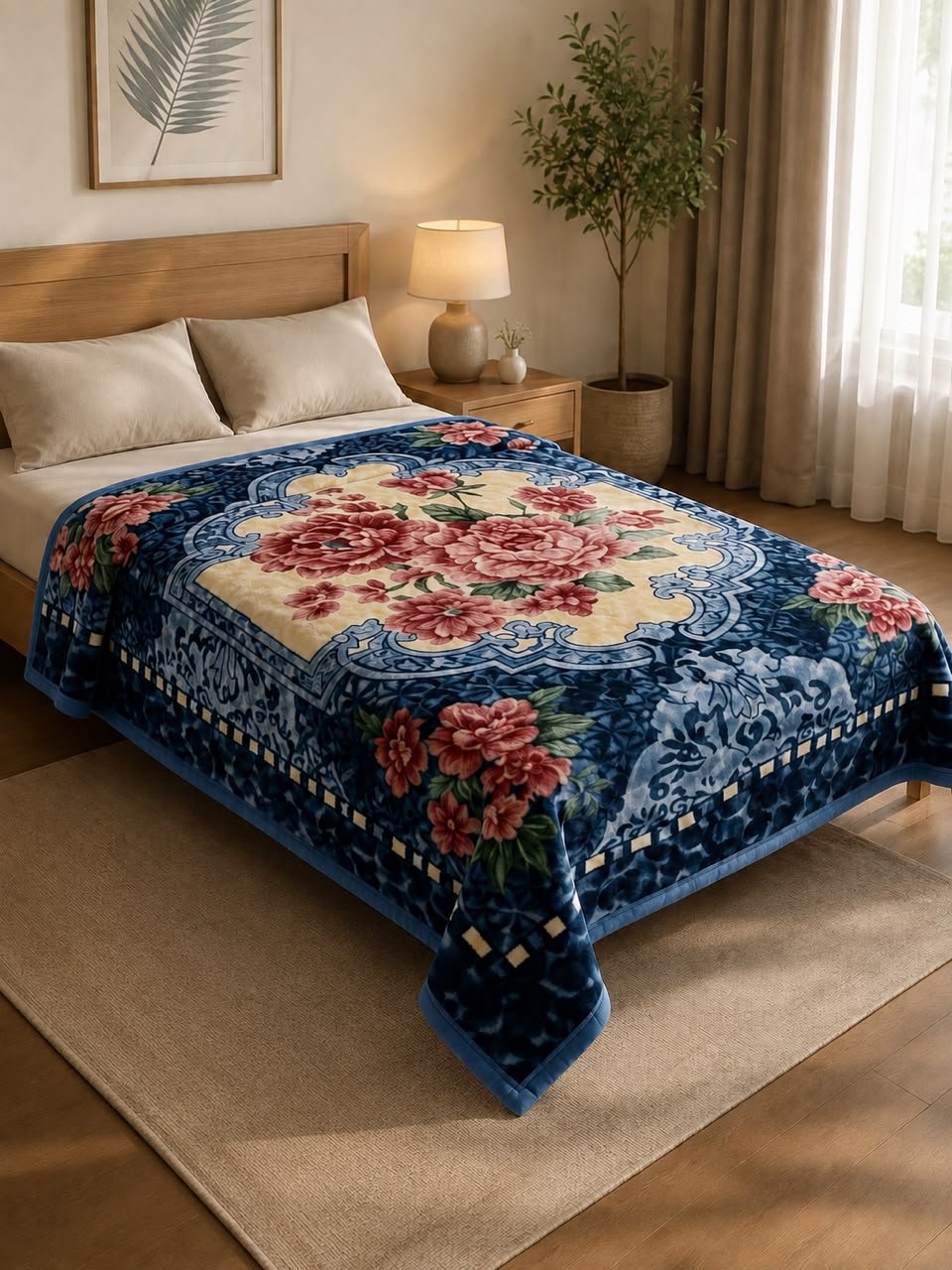 King Size Mink Blanket by EMAN LIVING