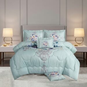 Floral Elegance King Size Bedding Set by EMAN LIVING