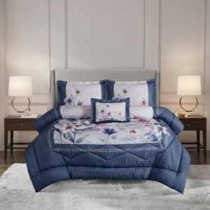 Floral Elegance King Size Bedding Set by EMAN LIVING